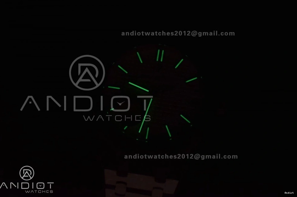 APSF 41mm Bracelet 15500 Dial Super on Black 1:1 A4302 SS SS Clone Oak Best Royal Edition Textured 1106